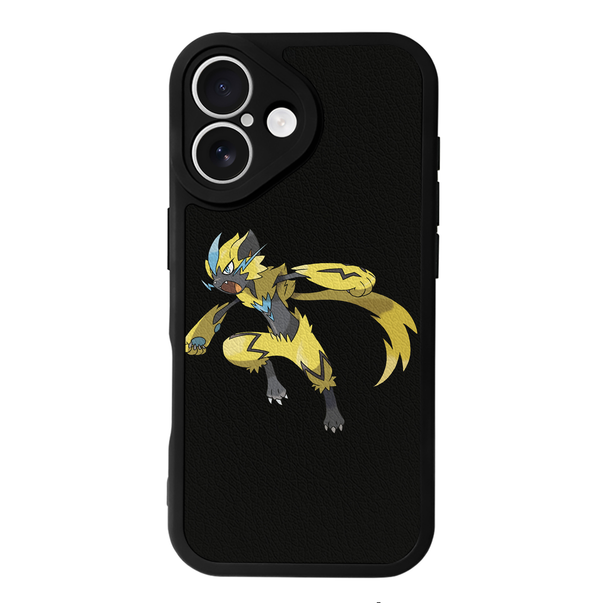 （画像用） ポケットモンスター Pokémon 【iPhone 16シリーズ対応】シリコンスマホケース（レザー調） 材質：シリコン